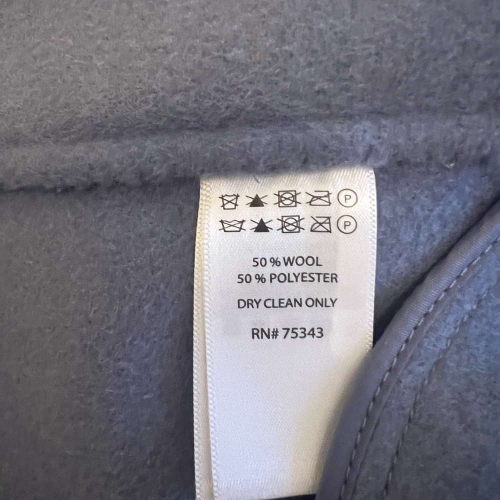 Rachel Zoe Light Blue Trench Coat, New without tag - Picture 6 of 7